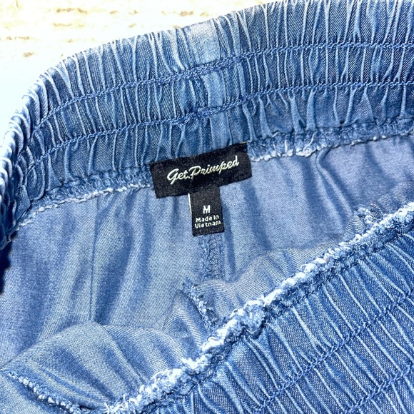 Get Primped tencel elastic waist and ankle pants - Picture 4 of 5